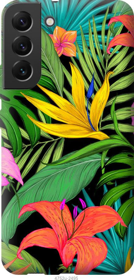 

Чохол на Samsung Galaxy S22 Plus Тропічні листя 1