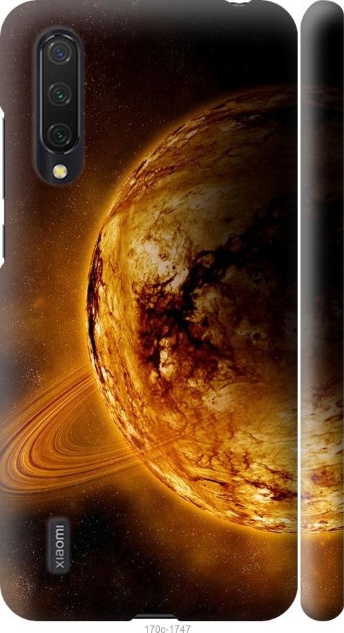 Чехол на Xiaomi Mi 9 Lite Жёлтый Сатурн