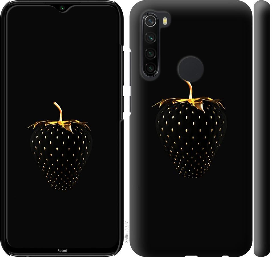 

Чохол на Xiaomi Redmi Note 8T Чорна полуниця