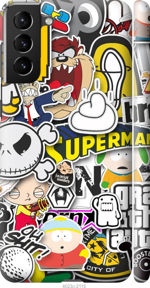 

Чехол на Samsung Galaxy S21 Plus Popular logos