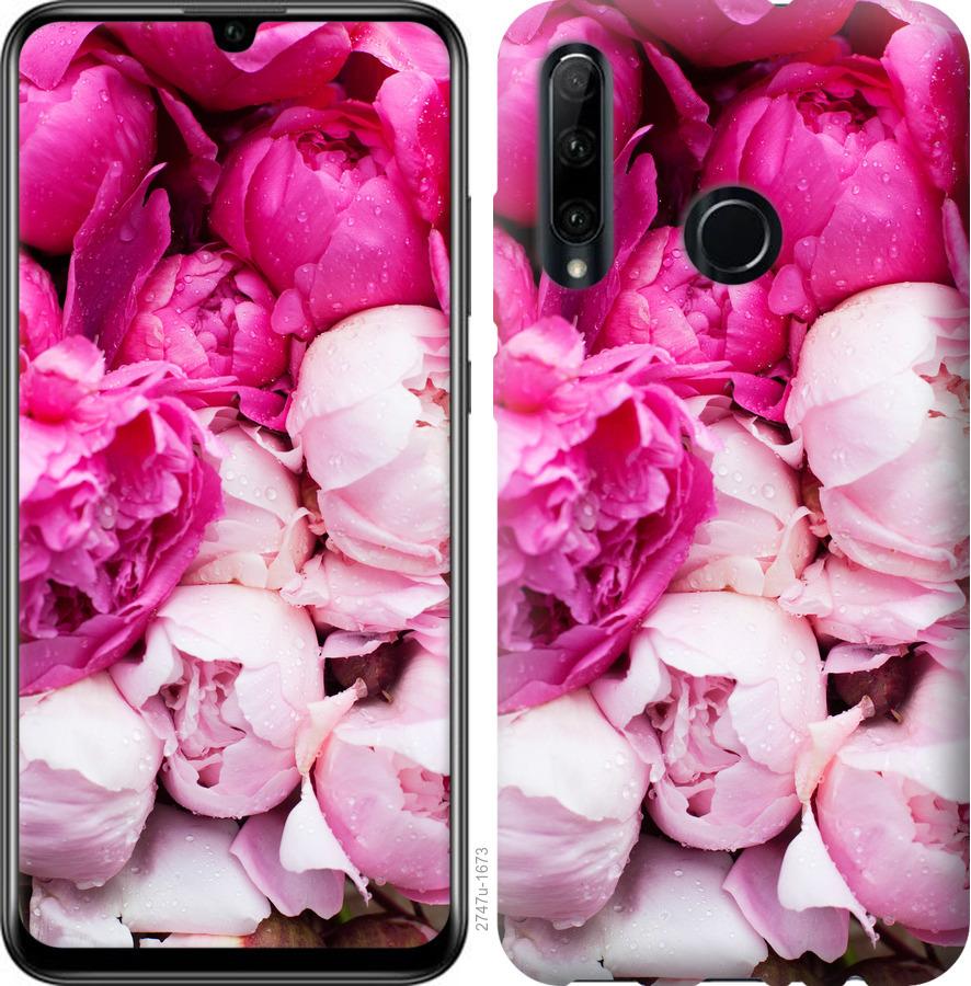 

Чохол на Huawei P40 Lite E Рожеві півонії