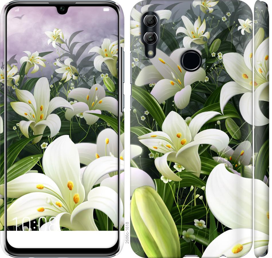 

Чохол на Huawei Honor 10 Lite білі лілії