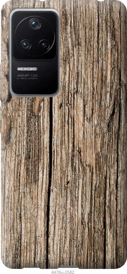 Чохол на Xiaomi Redmi K40S Текстура дерева