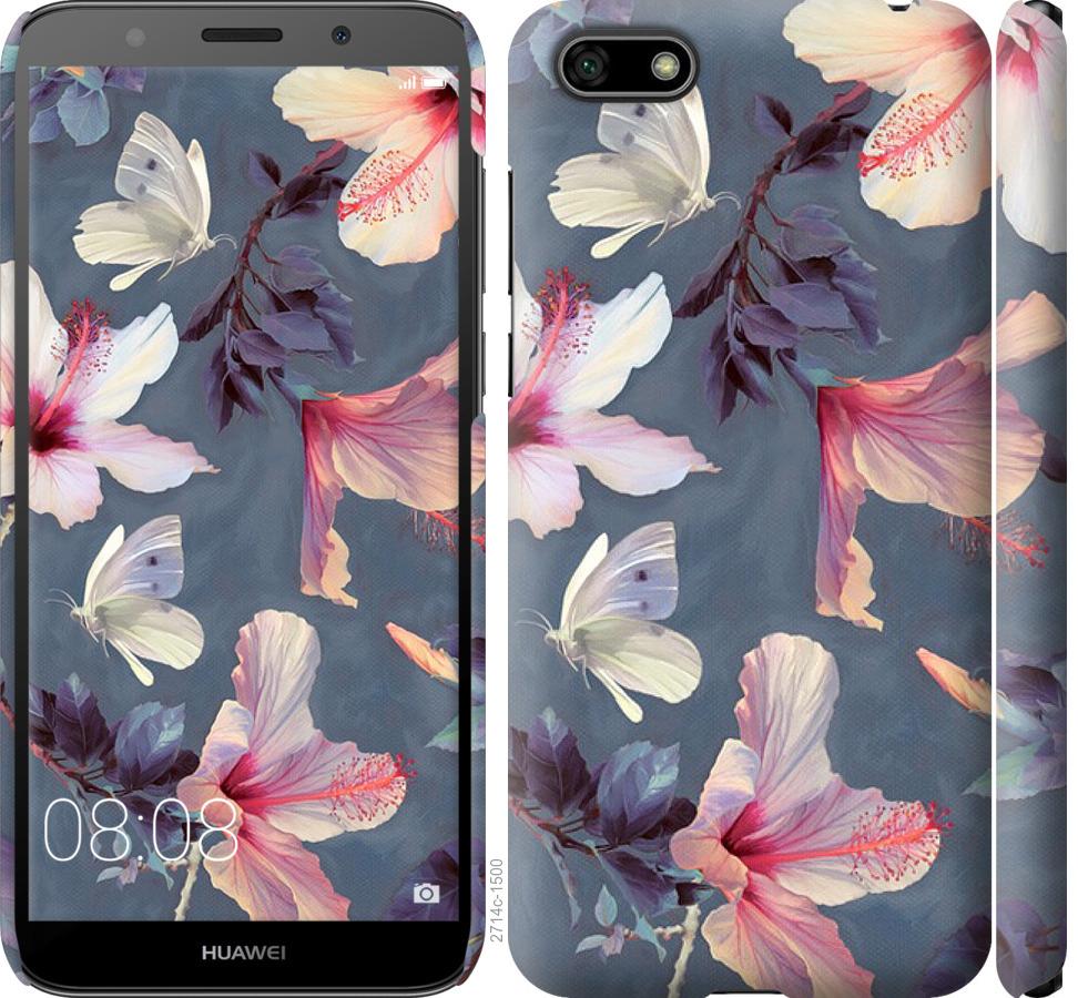 

Чохол на Huawei Y5 2018 Намальовані квіти