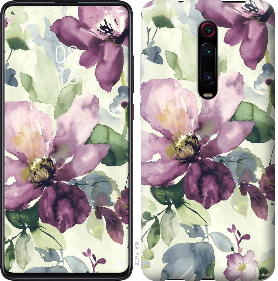 

Чохол на Xiaomi Redmi K20 Квіти аквареллю