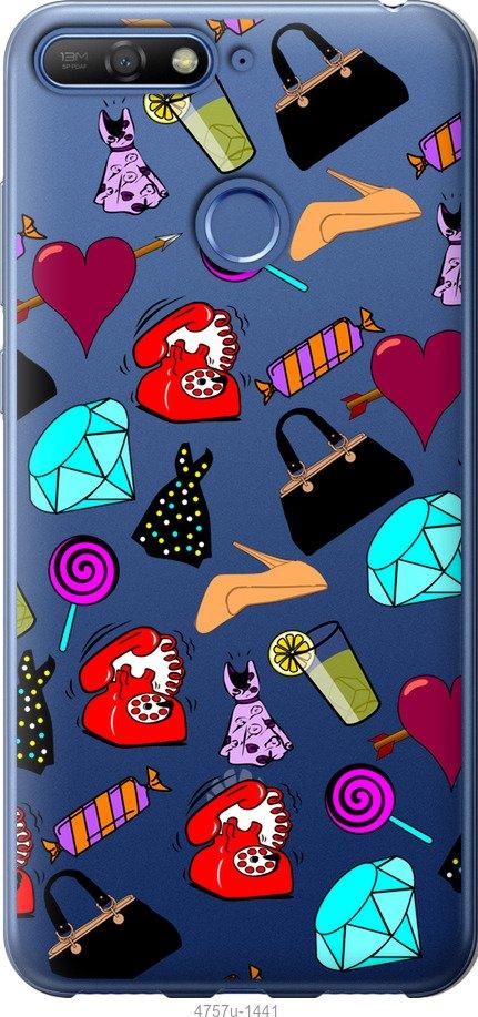 

Чохол на Huawei Honor 7C stickers