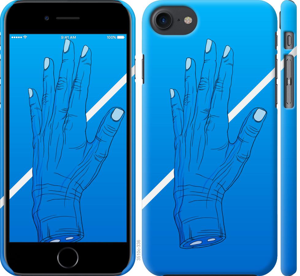 

Чохол на iPhone 7 Синій, Рука, Лінія, Градієнт, Зомбі, Глибина