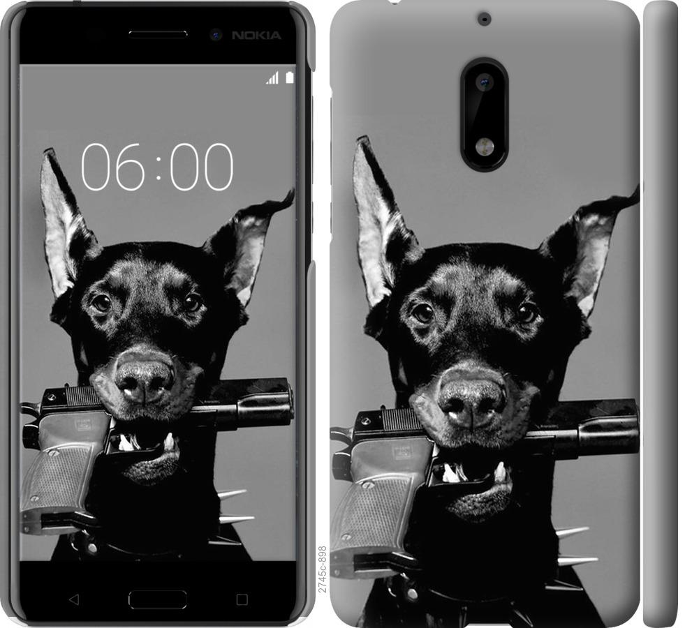 

Чохол на Nokia 6 Доберман