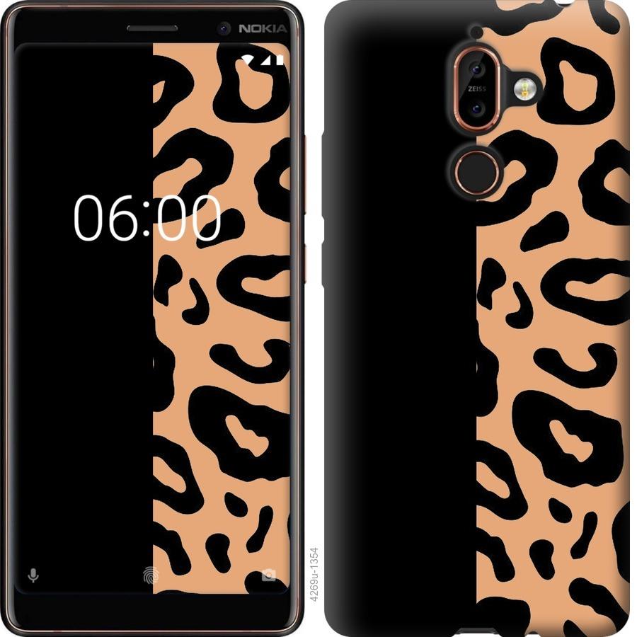 

Чохол на Nokia 7 Plus Плями леопарда