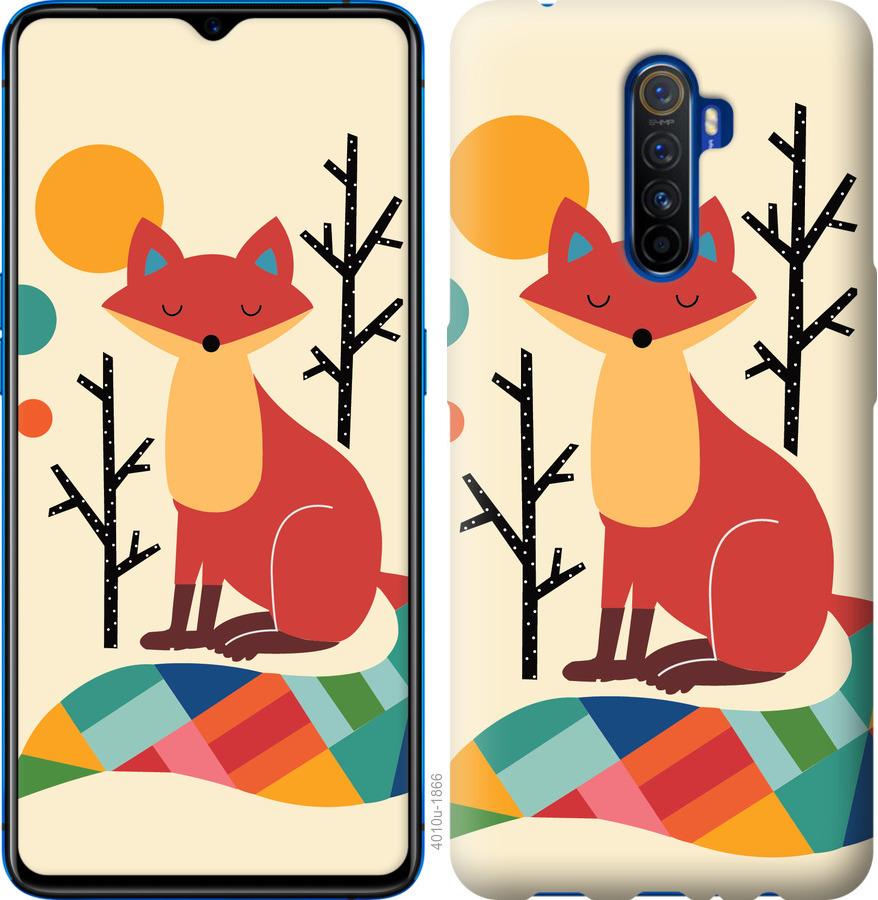 

Чехол на Oppo Reno 2 Rainbow fox