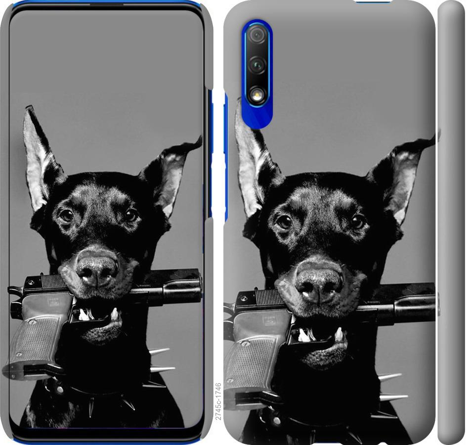 

Чохол на Huawei P Smart Pro Доберман