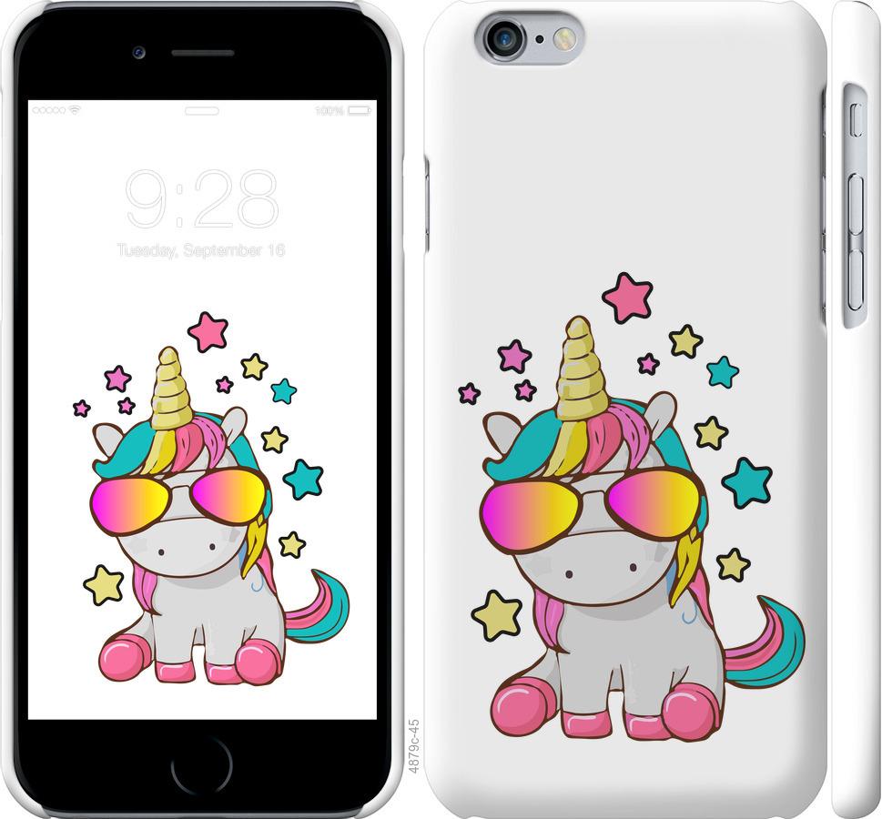 

Чехол на iPhone 6s Единорог в очках