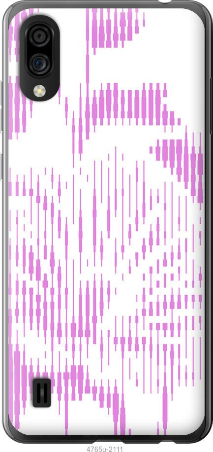 Чехол на ZTE Blade A5 2020 Розовый бутон. Цветок. Pink Flower Bloom