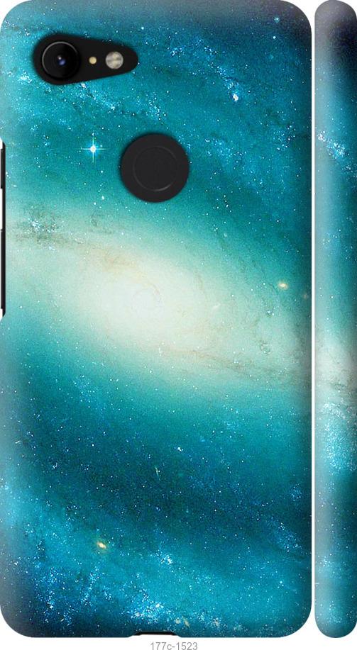 

Чехол на Google Pixel 3 XL Голубая галактика