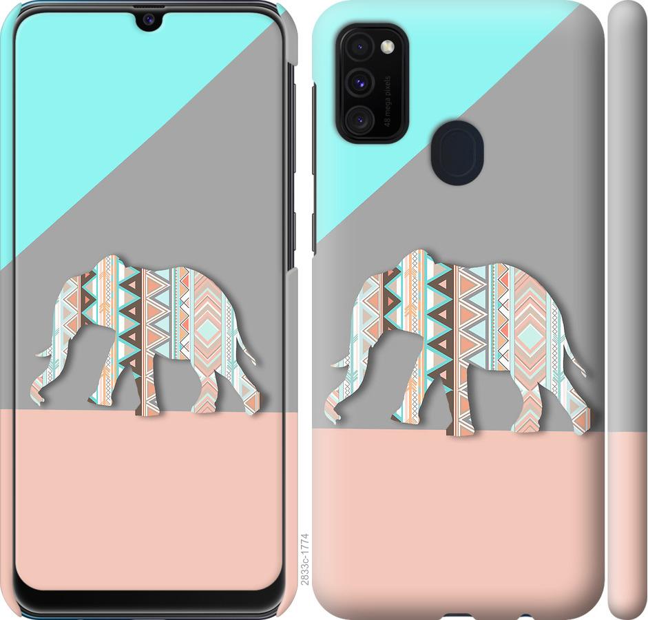 

Чохол на Samsung Galaxy M21 M215F Візерунчастий слон
