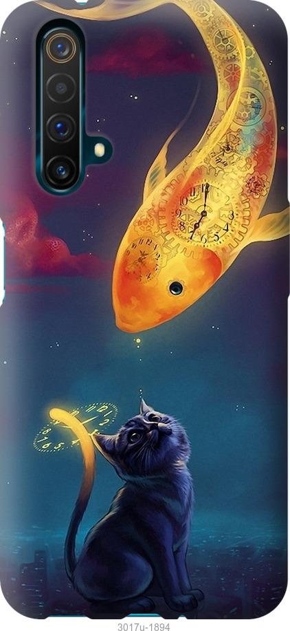 

Чехол на Realme X50 Кошкин сон
