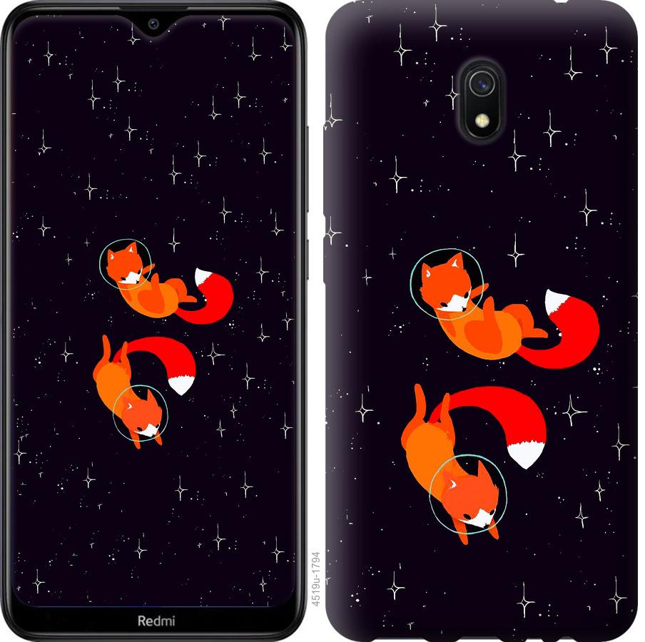 

Чохол на Xiaomi Redmi 8A Лисиці в космосі
