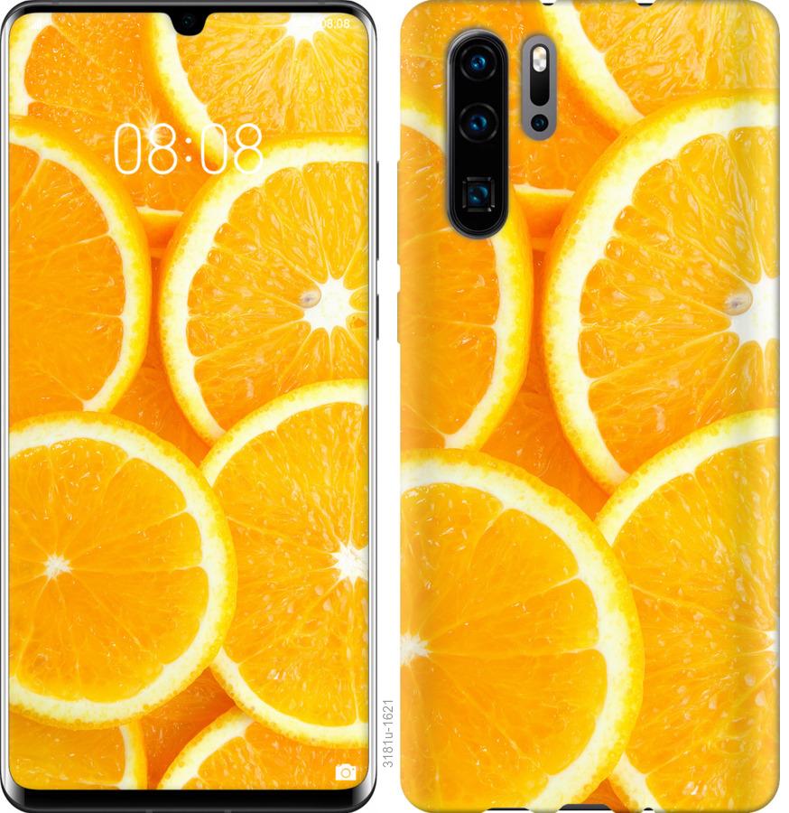 

Чохол на Oppo Reno 3 часточки апельсина
