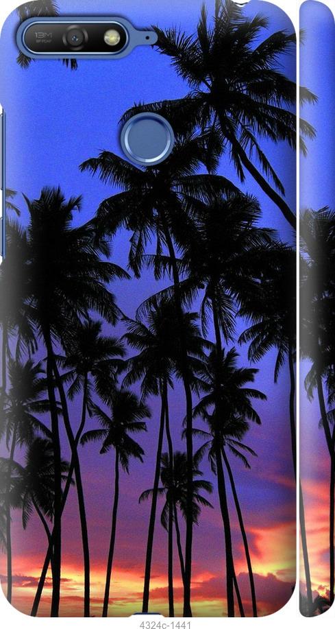 

Чехол на Huawei Honor 7A Pro Пальмы