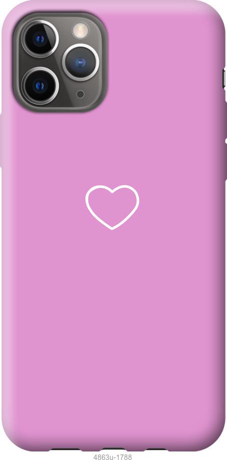 Чехол на iPhone 12 Pro Сердце 2