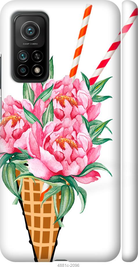 

Чохол на Xiaomi Mi 10T Морозиво-піони