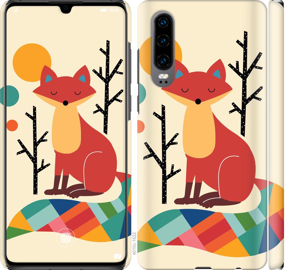 

Чехол на Huawei P30 Rainbow fox