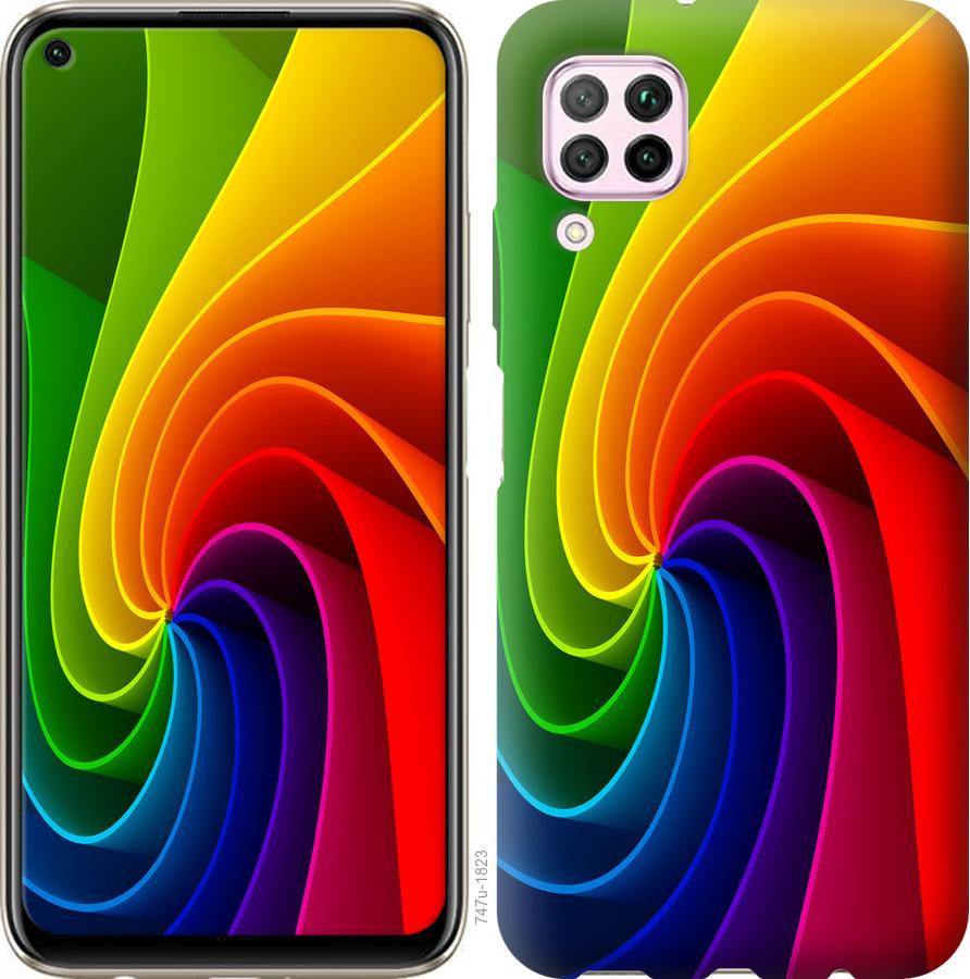 

Чохол на Huawei P40 Lite Райдужний вихор