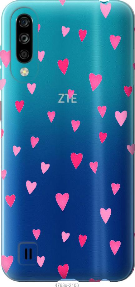 

Чехол на ZTE Blade A7 2020 Сердечки 2