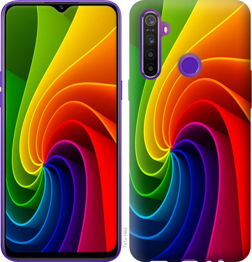 

Чохол на Realme 5 Райдужний вихор