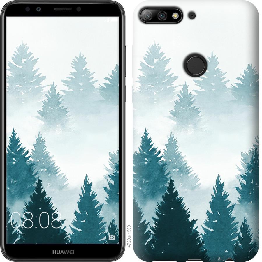 

Чохол на Huawei Honor 7C Акварельні Ялинки