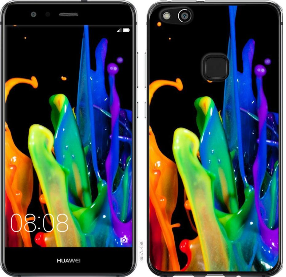 

Чохол на Huawei P10 Lite бризки фарби