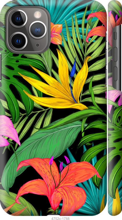Чехол на iPhone 12 Тропические листья 1