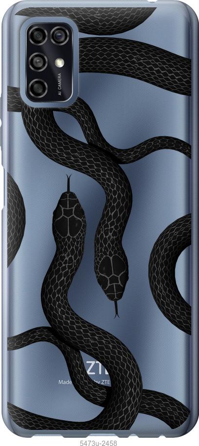 

Чехол на ZTE Blade V2020 Smart Змеи