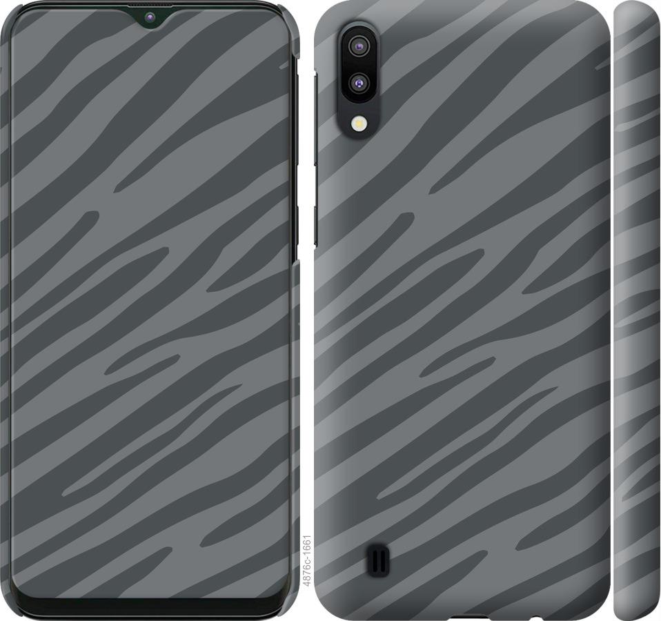 

Чехол на Samsung Galaxy M10 Серая зебра