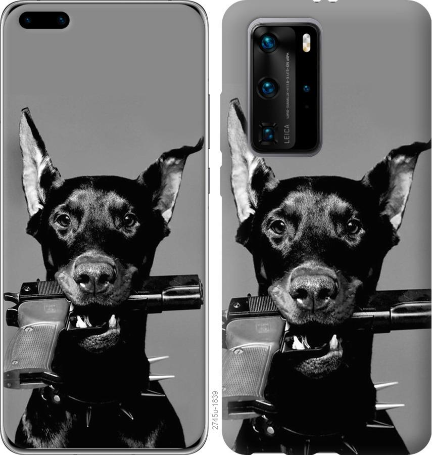 

Чохол на Huawei P40 Pro Доберман