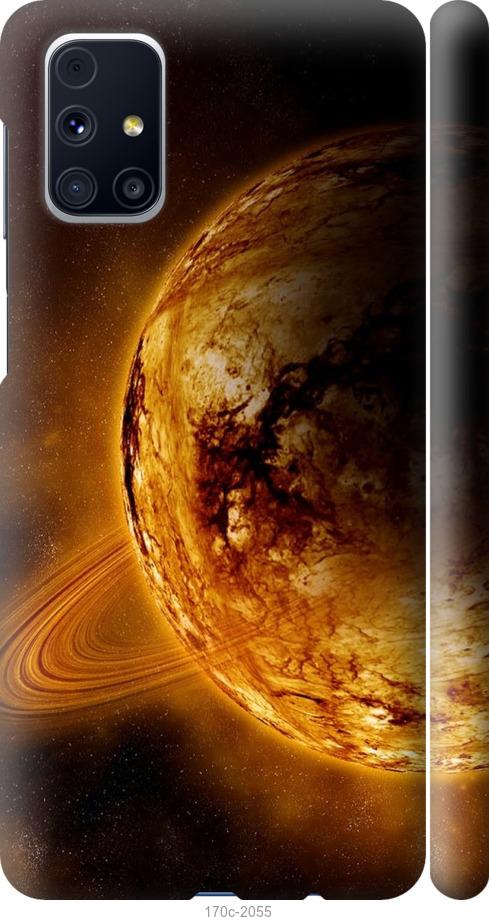 Чехол на Samsung Galaxy M31s M317F Жёлтый Сатурн