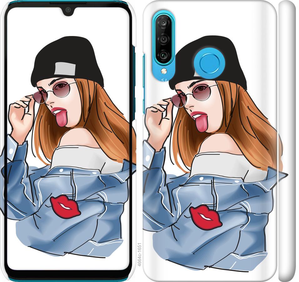 

Чохол на Huawei P30 Lite Дівчина v3