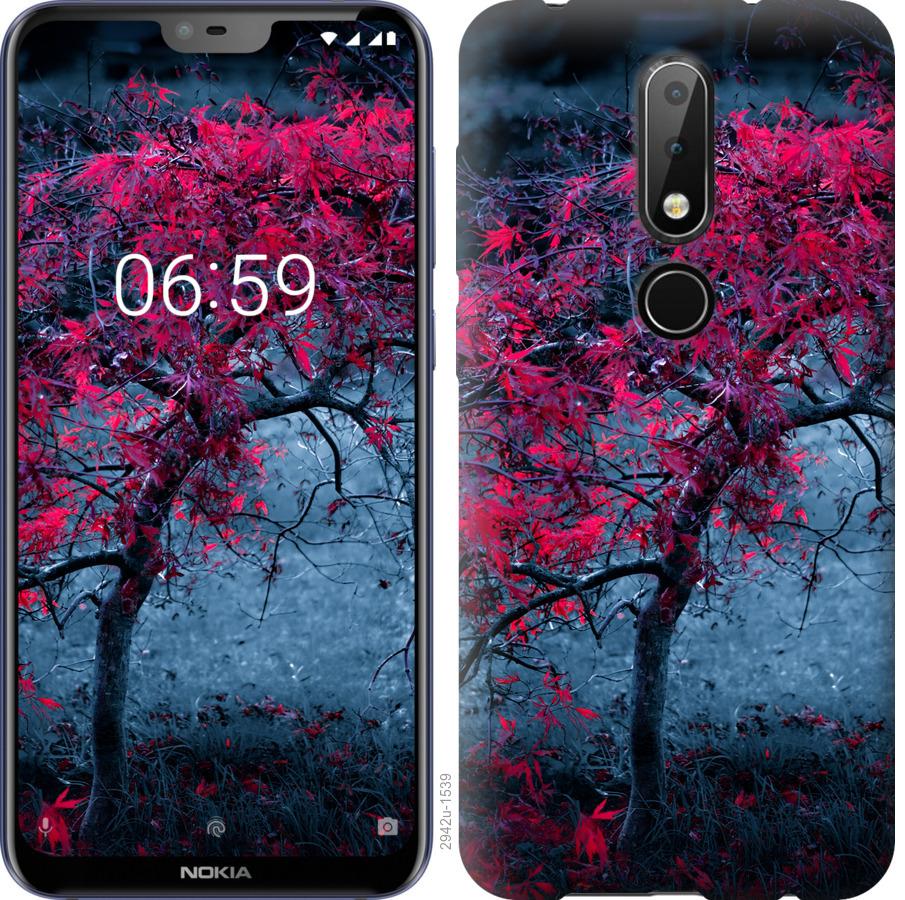 

Чохол на Nokia 6.1 Plus Дерево з яскравими листям