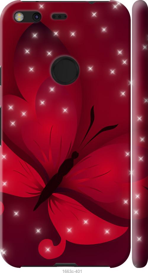

Чехол на Google Pixel XL Лунная бабочка