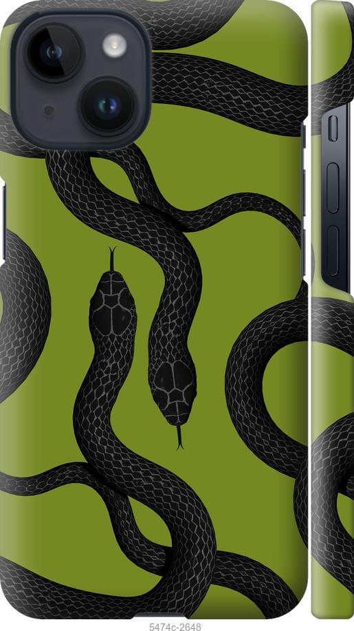 

Чехол на iPhone 14 Змеи v2