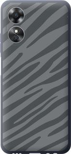 

Чохол на Oppo A17 Сіра зебра