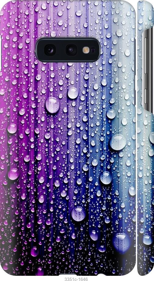 

Чехол на Samsung Galaxy S10e Капли воды