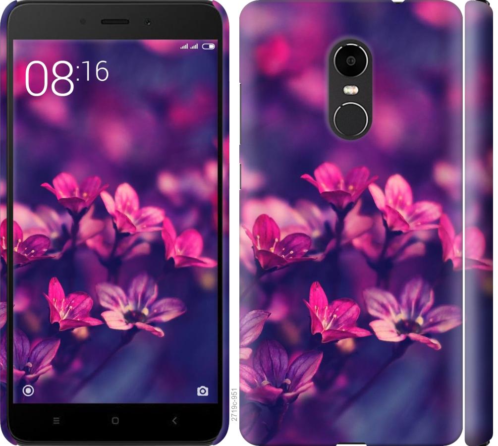 

Чохол на Xiaomi Redmi Note 4X Пурпурні квіти