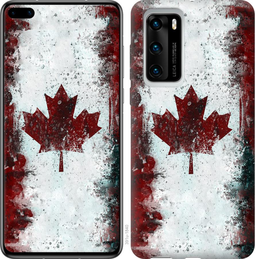 

Чохол на Huawei P40 Прапор Канади