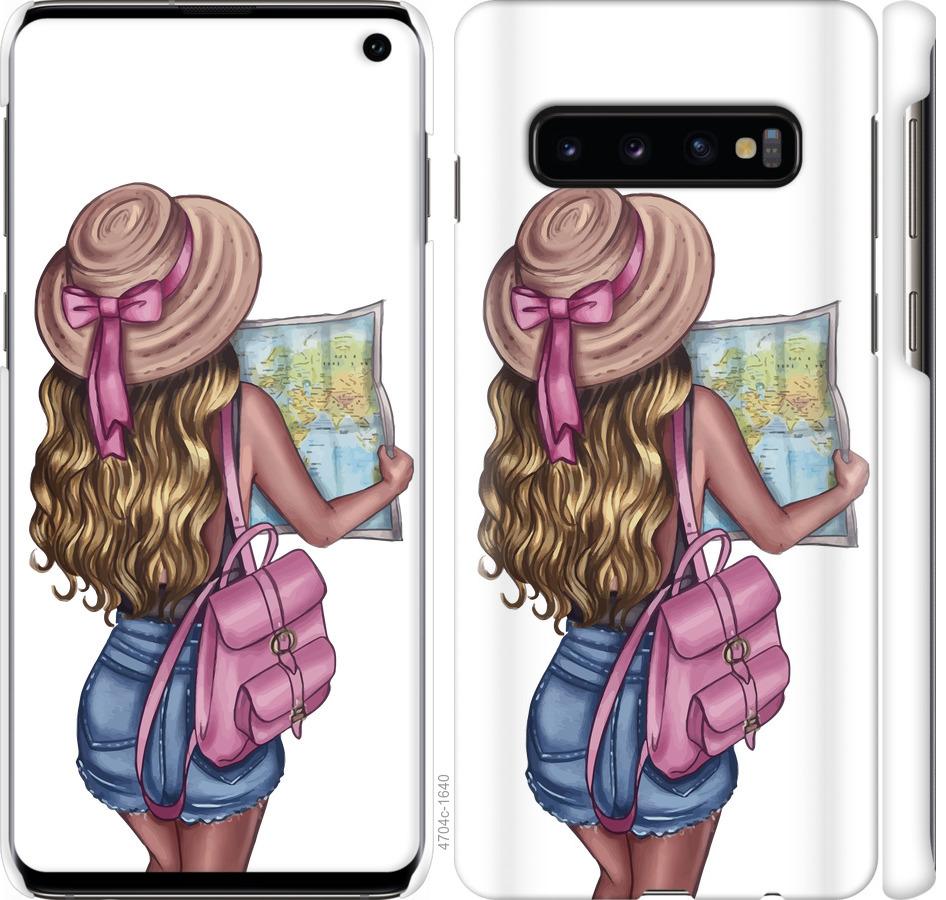 

Чохол на Samsung Galaxy S10 Дівчина з картою
