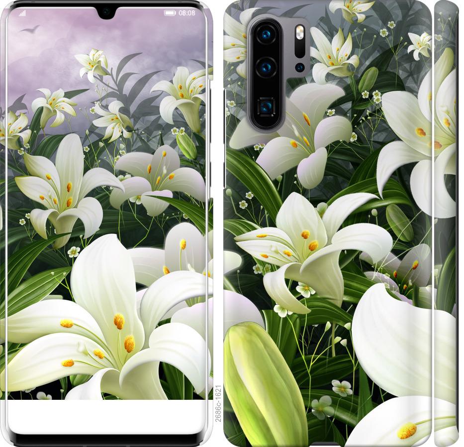 

Чохол на Huawei P30 Pro білі лілії