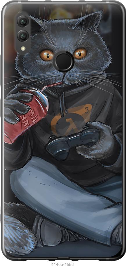 

Чехол на Huawei Honor Note 10 gamer cat