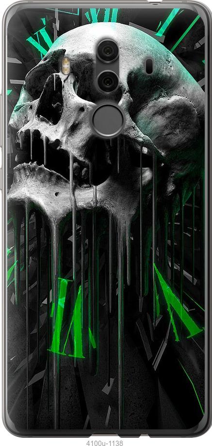 

Чехол на Huawei Mate 10 Pro Череп-часы