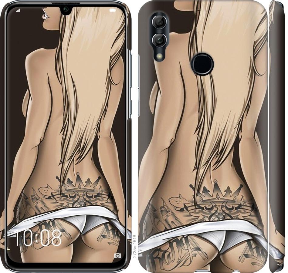 Чехол на Huawei Honor 10 Lite Девушка с татуировкой