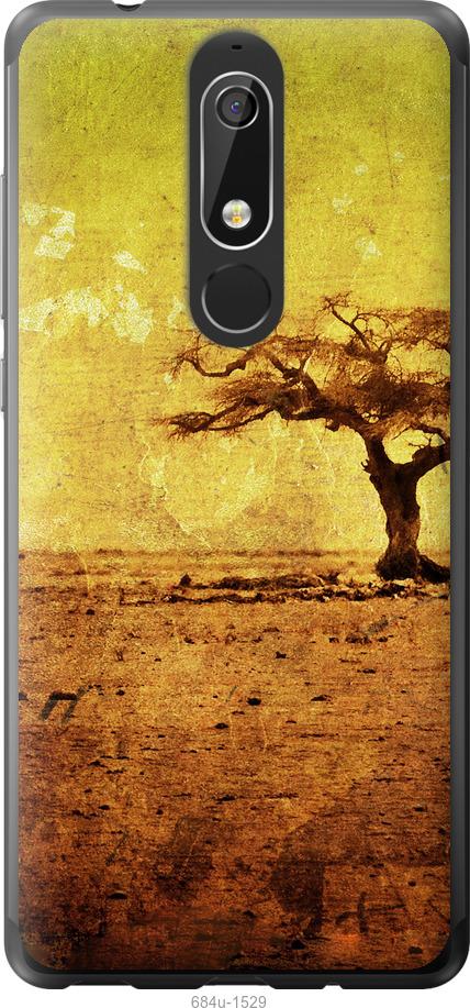 

Чехол на Nokia 5.1 Гранжевое дерево